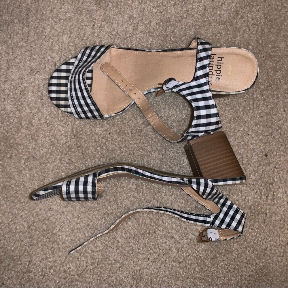 Checkered heels
